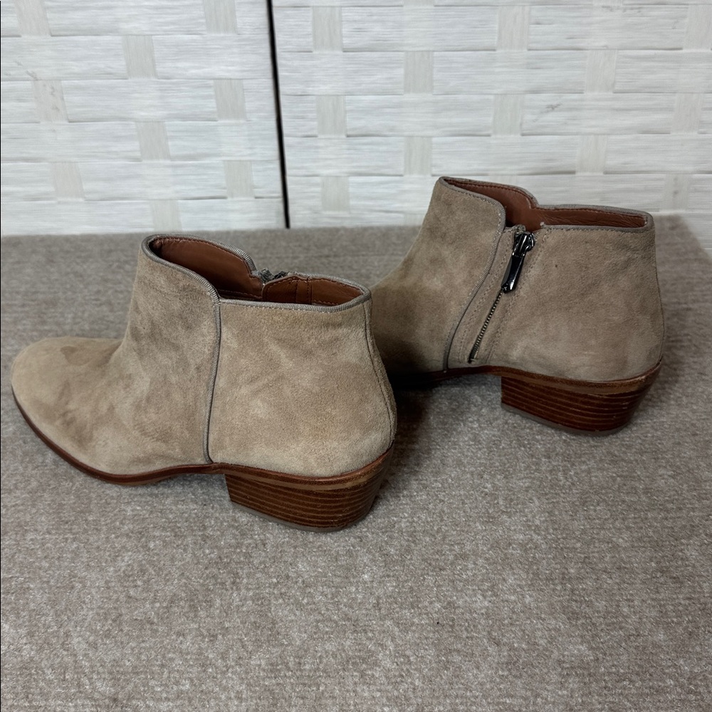 Sam Edelman Petty Ankle Boots Size 8.5 Suede‎ Leather Booties Everyday Wear - Picture 6 of 11